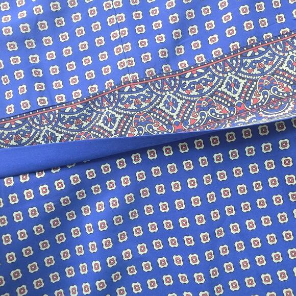 Madewell Ascot Blue Grid Pattern Silk Mini Dress Women Sz M - Picture 5 of 11